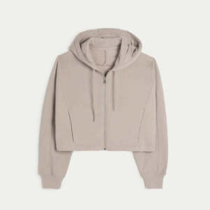 Eco-Friendly <b>Polyester</b> Cotton Tracksuits with Medium Weight Fabric High Quality Custom Logo Cropped Ladies Hoodie and <b>Jogger</b> Set - Product Image 6