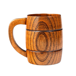 Mug à café en bois - Idéal pour une utilisation quotidienne, boissons chaudes/froides, ultra durable, qualité supérieure, couleurs et logo personnalisables - Product Image 3