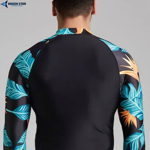 เสื้อรัดกล้ามเนื้อแขนสั้นสำหรับผู้ชาย MMA Rash Guard สำหรับฝึกซ้อม Grappling BJJ ชุดต่อสู้ OEM - Product Image 4