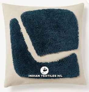 Housse de coussin en laine bohème de luxe, tissée à la main, magnifique design de décoration intérieure par ITHL, motif vintage pour intérieur et extérieur, coussin décoratif - Product Image 2