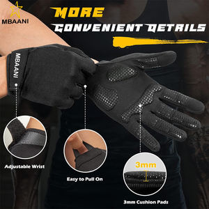 Gants d'entraînement à doigts entiers pour hommes, gants de sport rembourrés avec une excellente adhérence et protection des paumes - Product Image 2