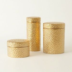 Modern Metal <b>Kitchen</b> <b>Storage</b> Canister with Hanging Lid <b>Jar</b> <b>for</b> Modern <b>Kitchen</b> - Product Image 2