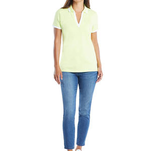 เสื้อโปโลผู้หญิง สีตามสั่ง เสื้อโปโลแขนสั้น สีตามสั่ง สำหรับผู้หญิง - Product Image 1