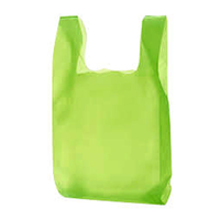 Sacs de courses en PE de qualité supérieure sur rouleau avec poignée thermoscellée à déchirement facile, impression sérigraphique, jetables