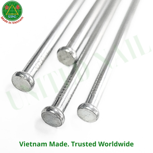 Clou en fer à tête plate de 11,6 pouces, poli, à tige lisse, pour la construction en bois, provenant du Vietnam |   clou à usage général - Product Image 5