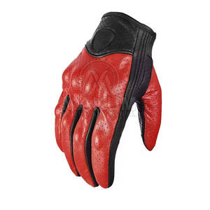 Nouveaux gants de moto de haute qualité, en cuir durable, pour la conduite de moto, avec une adhérence flexible - Product Image 4