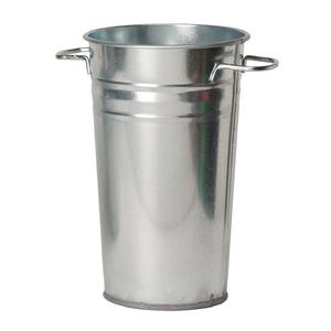 Nouveau produit : Seau de rangement multifonctionnel en fer galvanisé chromé, style ferme vintage, pour fleurs et vases - Product Image 3