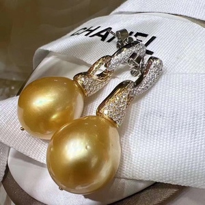 Pendientes de Plata de Ley S925 de Alta Calidad, Plata Gruesa Multiusos, Perlas Naturales de 10-11 mm, Se Pueden Usar como Colgantes - Product Image 4