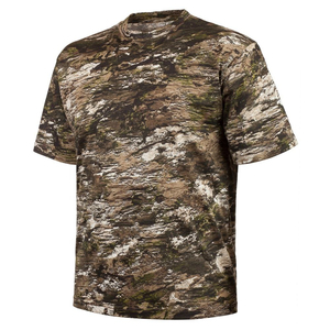 เสื้อยืดพิมพ์ลายกีฬาล่าสัตว์สำหรับผู้ชาย ผ้าฝ้าย 100% คุณภาพสูง รับผลิตตามสั่ง พร้อมสกรีนโลโก้ ขายส่ง OEM - Product Image 1