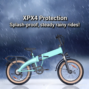 Bicicleta Eléctrica Deportiva Urbana con Llantas Anchas de 20*4 Pulgadas, Batería de Litio de 48V 13AH, Motor sin Escobillas y Cuadro de Acero Plegable - Product Image 4