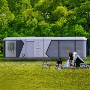 Maison capsule préfabriquée de luxe personnalisée, cabine modulaire mobile, mini-maison portable pour hôtel, resort, usage résidentiel ou bureautique - Product Image 1