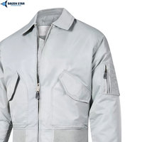 Blouson Bomber Unisexe Léger en Toile de Qualité Supérieure, Style Streetwear, Imperméable, Coupe-Vent, Col Montant, Couleur Unie Teinte