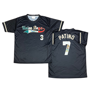 Maillot de baseball à col ras du cou 100 % polyester, respirant, personnalisé par sublimation, avec nom et numéro d'équipe, pour entraînement, grandes tailles, faible MOQ - Product Image 3