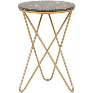 ชุดโต๊ะข้างอลูมิเนียม 3 ขา 2 ตัว สำหรับตกแต่งบ้านหรู คาเฟ่ เฟอร์นิเจอร์ห้องนั่งเล่น ใช้เป็นโต๊ะกลาง - Product Image 4