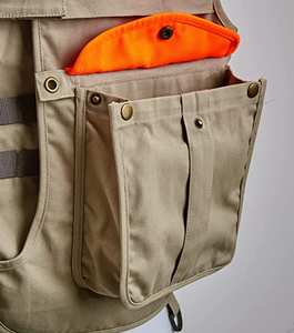 Gilet de chasse respirant et réglable en maille bicolore de haute qualité avec plusieurs poches pour les sports de plein air - Product Image 3
