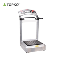 Plateforme vibrante TOPKO de haute qualité en acier, équipement de gym commercial et domestique, machine vibrante intelligente