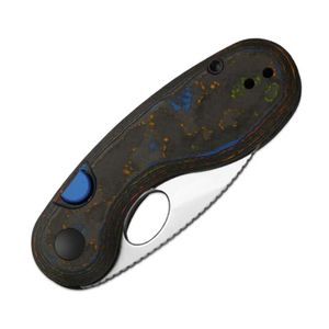 Navajas Plegables Resistentes con Hoja Afilada, Mango Ergonómico Oscuro y Mecanismo de Bloqueo Práctico para Campismo al Aire Libre - Product Image 4