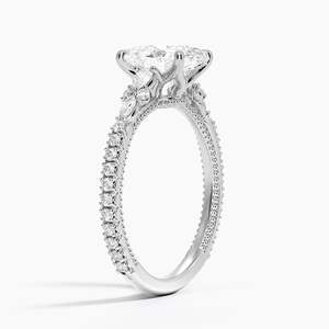 Anillo de Oro Rosa de 14K con Diamante Primrose y un Impresionante Diseño de Diamantes para Uso Diario y Ocasiones Especiales - Product Image 4