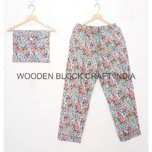 ชุดนอนผ้าฝ้ายคอวีลายดอกไม้สำหรับผู้หญิง สไตล์ลำลองสำหรับฤดูร้อน ชุดนอนยาวเซ็กซี่ ชุดนอนเพื่อนเจ้าสาว - Product Image 4