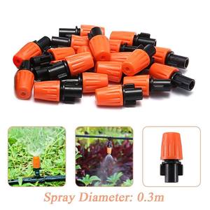 Buses d'irrigation goutte à goutte en plastique avec raccord en T, goutteurs de jardin réglables, émetteurs de brume, pulvérisateurs atomisants micro-brume - Product Image 1