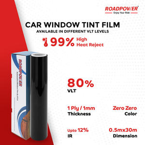 ROADPOWER Film Teinté Noir Super Foncé (0,5Mx30M) Série SPT pour Vitres Automobiles – Protection Solaire, Anti-UV et Anti-Rayures - Product Image 3