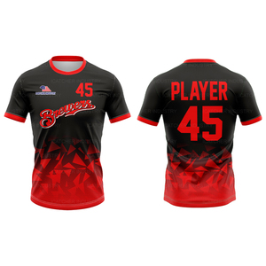 Nueva Llegada de Ropa Deportiva, Tela 100% Poliéster, Transpirable, Kits de Béisbol de Alta Calidad, Mejor Precio, Venta al por Mayor, Paquete de Oferta - Product Image 4