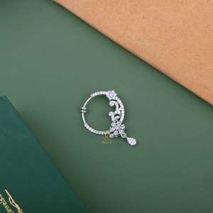 Mishi CZ Designer Stainless Steel Nose Stud-Internally Threaded Cartilage Earring for Children - Product Image 4