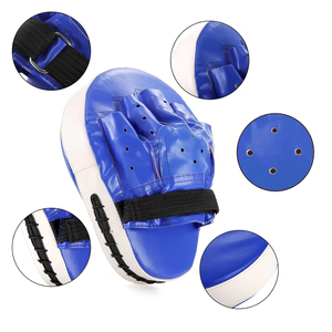 Wholesale Double Training Target Rubber Taekwondo Kicking Pads Lightweight High Quality MMA Training <b>Boxing</b> Kick Pads OEM - Product Image 3