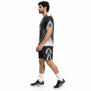 Conjunto de Dos Piezas de Jersey y Pantalones Cortos, Ligero, Cómodo, Ideal para Práctica de Balonmano, Equipación de Balonmano, Ropa Deportiva Premium - Product Image 6