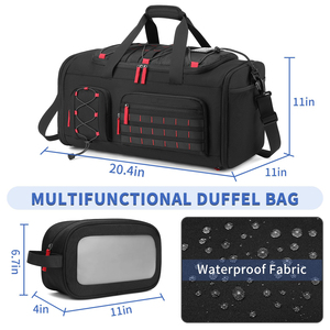 Modern Look Gym Duffle Bags Sleek Design Workout Bag For Unisex Fitness Durable Travel Duffel Bag High Quality With Wet Pocket - Product Image 3