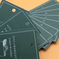 Etiquetas de Papel Texturizado para Ropa de Lujo, Etiqueta Colgante Personalizada con Cordón, Etiquetas de Papel para Colgar