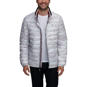 Chaqueta de Invierno Acolchada para Hombre con Capucha de Piel Sintética, Estilo Cuero, Abrigo Cálido Informal para Exteriores, Venta al por Mayor con Marca Privada - Product Image 1