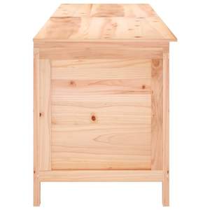 Caja de Almacenamiento Grande para Jardín, Madera de Abeto Natural Sólida - Product Image 5
