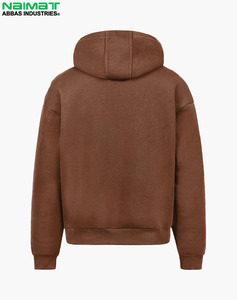 Veste de survêtement à capuche zippée intégrale pour homme, coupe décontractée, en mélange de coton doux, idéale pour la détente - Product Image 3