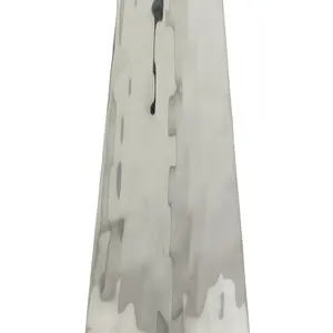 Florero de metal negro mate, decoración moderna minimalista, florero de hierro negro, florero decorativo de metal negro para flores. - Product Image 4