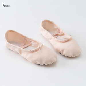 Chaussons de danse professionnels en toile, légers, à semelle fendue, pour la gymnastique, le yoga et l'entraînement de danse, pour les commandes en gros - Product Image 5