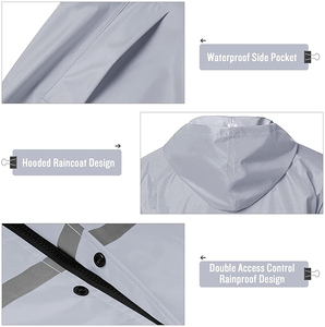 Impermeable Profesional para Exteriores, Ropa Impermeable Ligera, Material Duradero, Diseño Cómodo y Transpirable para Viajes y Senderismo - Product Image 4