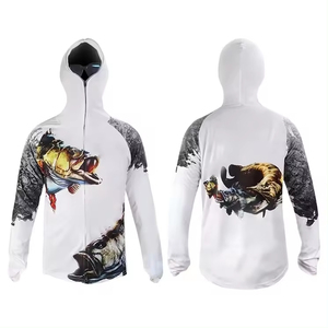 Sudadera con Capucha para Hombre con Protección UV, Transpirable, de Secado Rápido, Manga Larga, para Pesca, Kayak, Navegación, Senderismo - Product Image 2