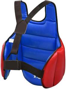 Protector de Pecho Reversible para Artes Marciales Aprobado por la WKF, Protector Corporal Sólido para Karate Hecho de Neopreno, Cuero y PU, Precio al por Mayor - Product Image 2