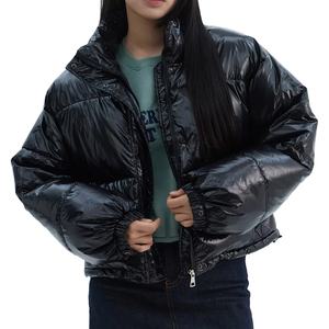 Veste matelassée pour femme OEM, lisse, tendance, légère, manteau décontracté, streetwear, printemps automne, étiquette personnalisée, veste matelassée 2026 - Product Image 1