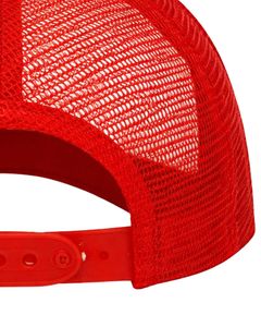 Gorra de Béisbol Trucker Roja y Blanca Personalizada, con Malla Transpirable en la Parte Trasera, Ajustable con Cierre a Presión, Lisa, con Logotipo Personalizado, para Verano y Actividades al Aire Libre - Product Image 6
