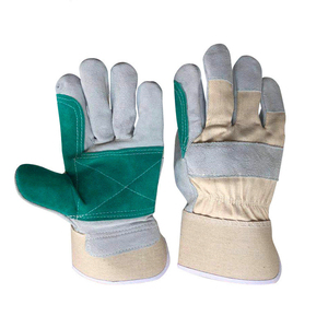 Gants de travail en cuir durables, respirants, antidérapants, de haute qualité, design personnalisé, pour la construction industrielle, la sécurité, le jardinage, usage intensif - Product Image 1
