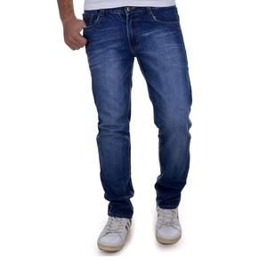 Pantalon en jean léger pour homme, tissu en mélange de coton doux et confortable, parfait pour l'été, les tenues décontractées, les voyages et le quotidien - Product Image 4
