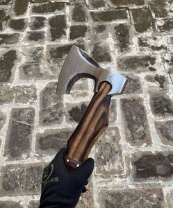 Hache industrielle LEGACY BLADES en acier à haute teneur en carbone forgé à la main, manche en bois de frêne, longueur et poids personnalisables, OEM/ODM - Product Image 3