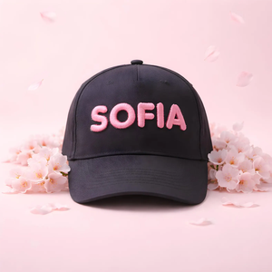 Personalized Embroidered 3D Text Hat Custom Raised Letter Baseball <b>Cap</b> Custom Name Dad Hat Embroidered Logo <b>Cap</b> - Product Image 5