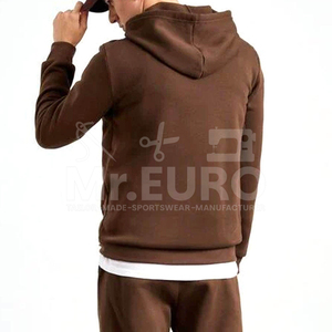 Ensemble de survêtement décontracté d'hiver à capuche pour homme, prix d'usine, conception personnalisée OEM/ODM, qualité supérieure, tenue deux pièces pour un confort quotidien - Product Image 6