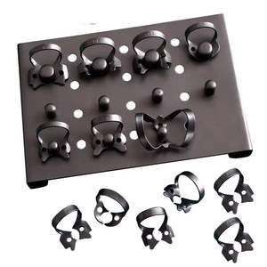 High Dental Rubber Dam Puncher Set Manual Stainless Steel Starter Kit Frame Punch Clamps CE ISO Certified By Grip Surgical - Product Image 3