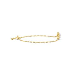 Pulsera de Diamante Cultivado en Laboratorio Halo, Certificado IGI, 0.50CT, Oro de 14K, Chapado en Rodio, Regalo para Mujer, Fabricante de Joyería al por Mayor OEM ODM - Product Image 4