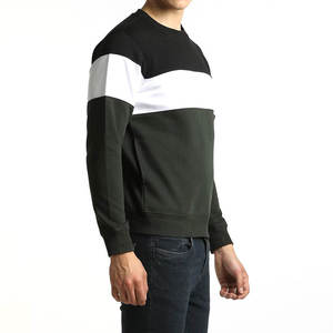 Custom Design Male Sweat Shirt With Crew <b>Neck</b> Hot Design OEM Custom Made Men Cotton Plain Sweatshirt With Long Sleeve - Product Image 1