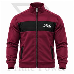 Conjunto Deportivo para Hombre al por Mayor, Chaqueta Deportiva con Bloques de Color y Cierre Completo, Pantalones Ajustados a Juego, Ropa para Correr, Entrenamiento y Gimnasio, Logotipo Personalizado - Product Image 3
